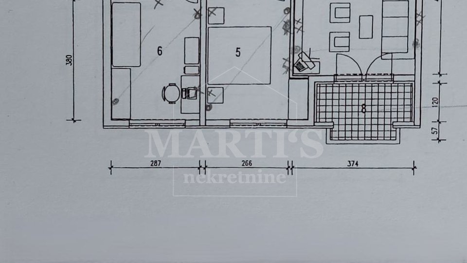 Vrbani, Horvaćanska kod Pointa, 3-soban, 62.50m2, 2.kat, 2006.god.