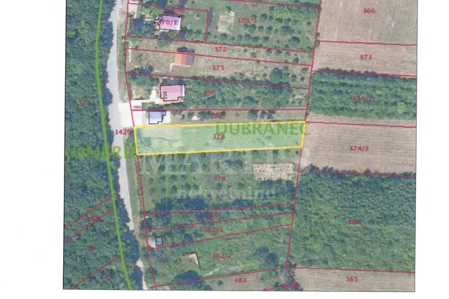 Land, 1070 m2, For Sale, Velika Gorica - Dubranec