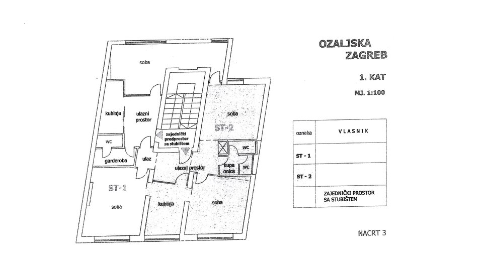 Wohnung, 107 m2, Verkauf, Zagreb - Trešnjevka