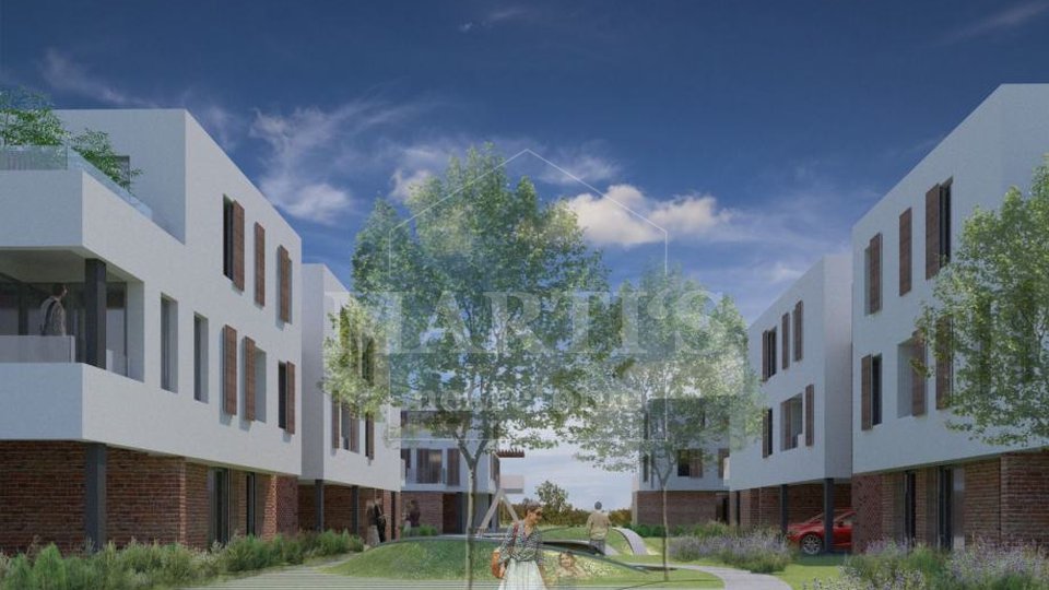Velika Mlaka, urbana vila, 78.37m2, 3 sobe