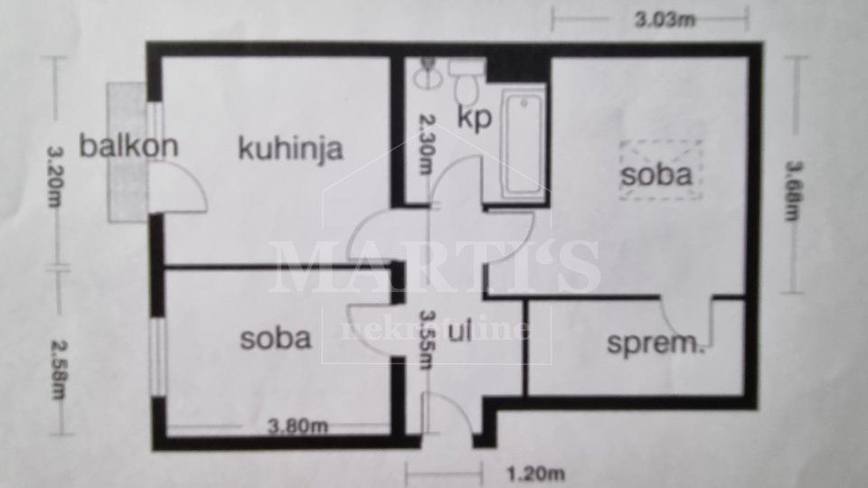 Appartamento, 44 m2, Vendita, Zaprešić - Centar