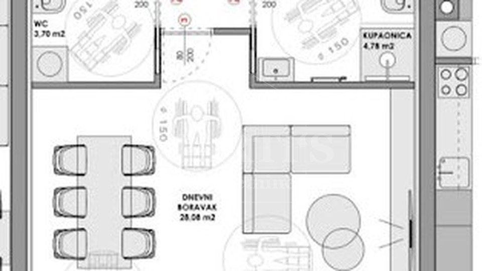 Apartment, 78 m2, For Sale, Novi Zagreb - Siget
