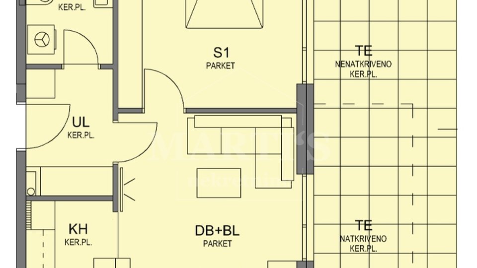 Apartment, 82 m2, For Sale, Zagreb - Veliko Polje
