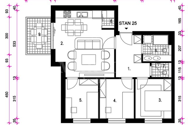 Wohnung, 67 m2, Verkauf, Novi Zagreb - Remetinec