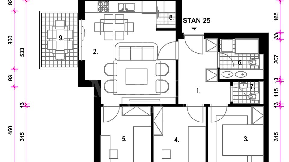 Stanovanje, 67 m2, Prodaja, Novi Zagreb - Remetinec